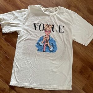 Vogue oversized graphic T